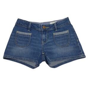 GAP Kids denim patch pocket short shorts